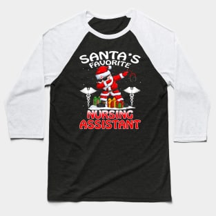 Santas Favorite Nursing Assistant Christmas T Shir Baseball T-Shirt